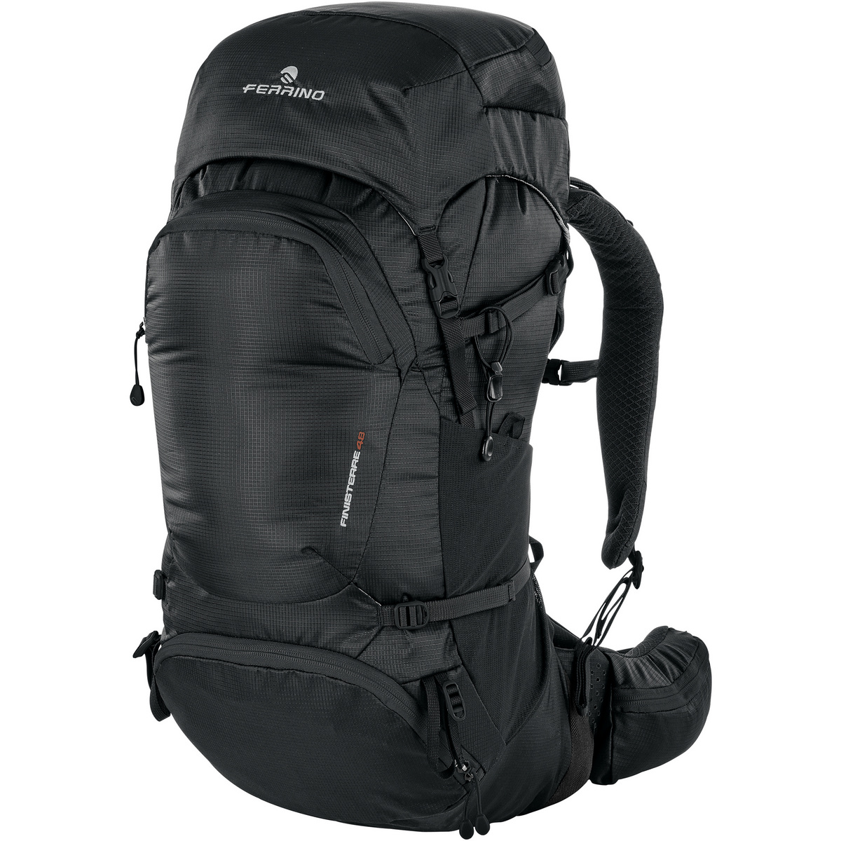 Ferrino Zaino Finisterre 48 (Taglia 48L, Nero)
