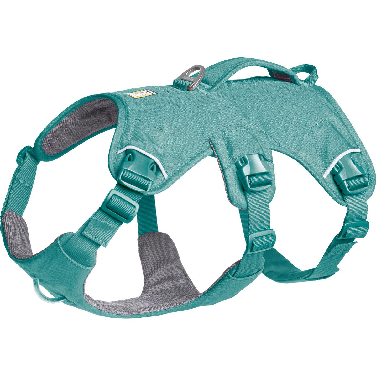 Ruffwear Web Master Hundegeschirr (Größe M (69-81CM), gruen)
