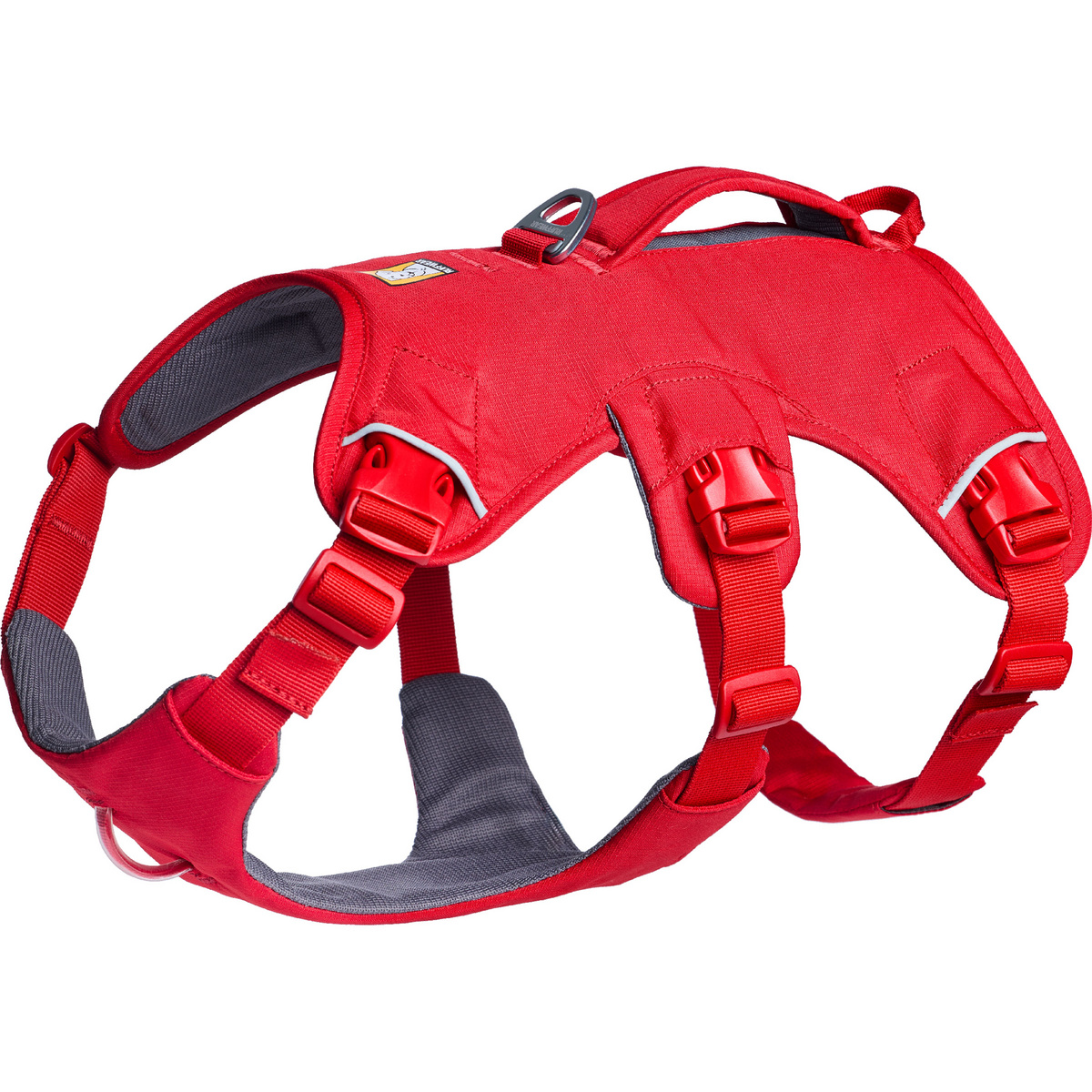 Ruffwear Web Master Hundegeschirr (Größe XS (43-56cm), rot)