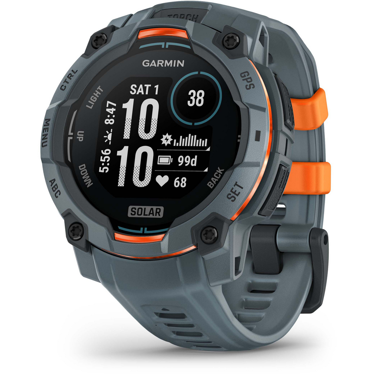 Garmin Instinct 3 Solar Limited Edition GPS-Uhr (Größe 45mm, grau)