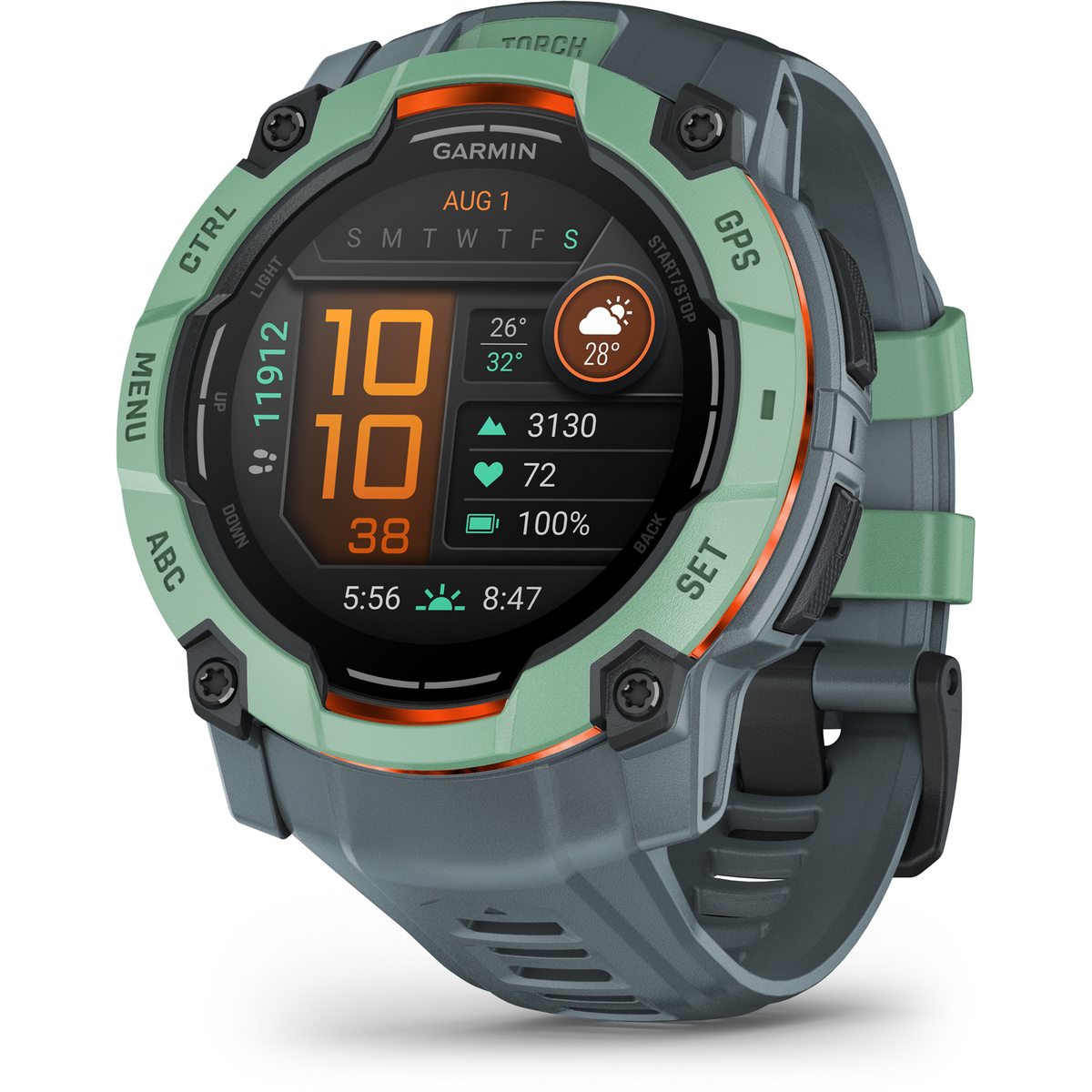 Garmin Instinct 3 Amoled Limited Edition GPS-Uhr (Größe 50MM, gruen)