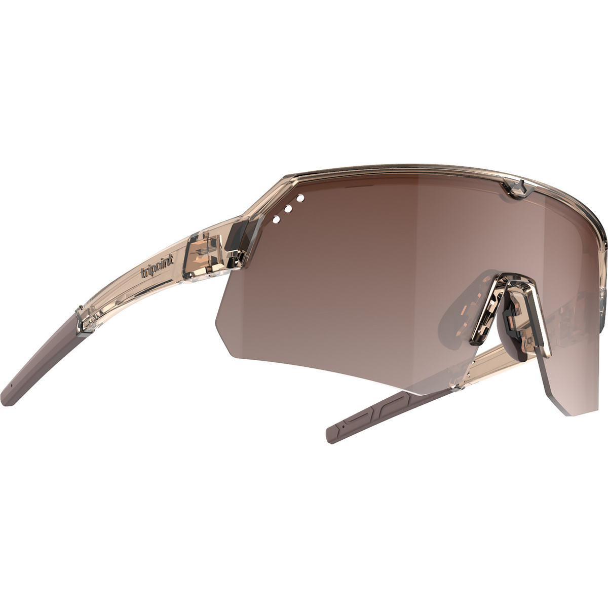 Tripoint Occhiali sportivi 001 Treriksröset (Taglia One Size, Marrone)