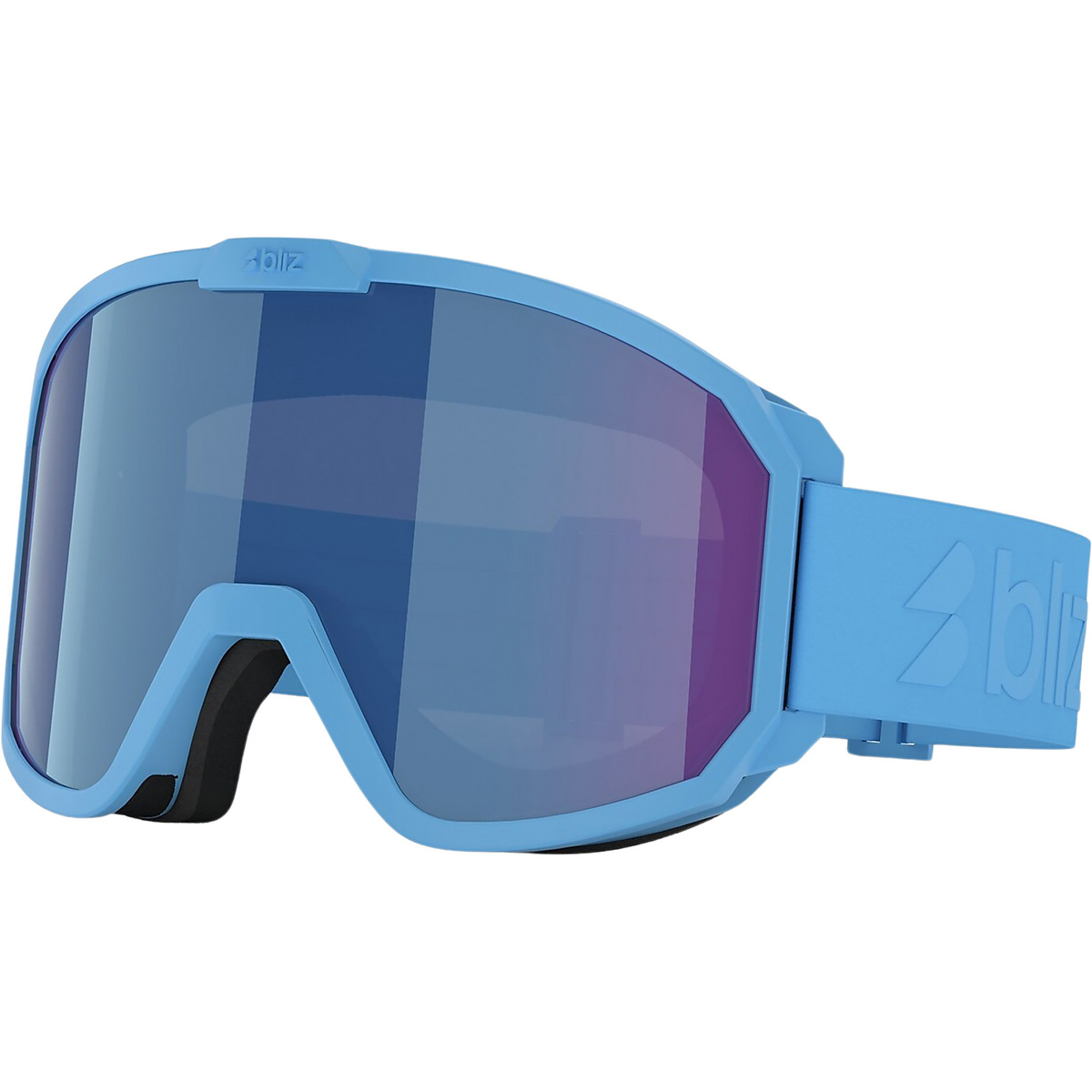 Bliz Kinder Rave JR Skibrille (Größe One Size, blau)