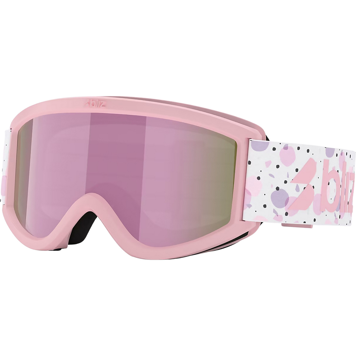 Bliz Kinder Pixie Skibrille (Größe One Size, rosa)