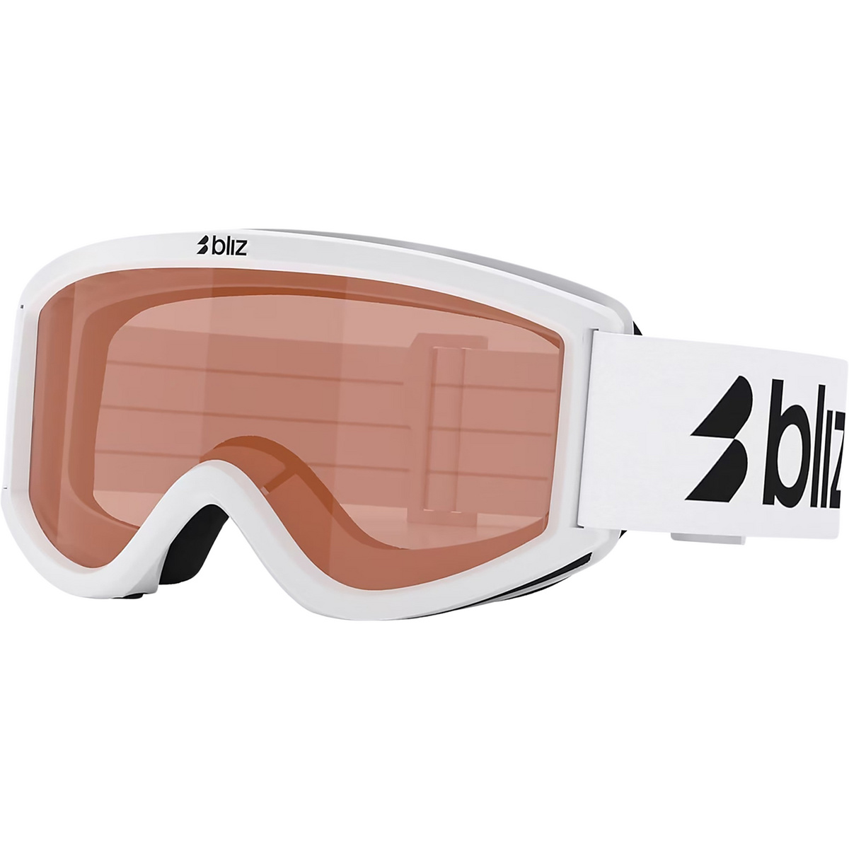 Bliz Kinder Pixie Skibrille (Größe One Size, weiss)