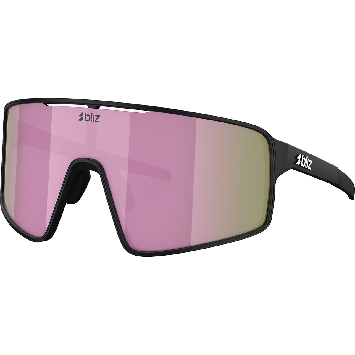 Bliz P001s Sportbrille (Größe One Size, schwarz)