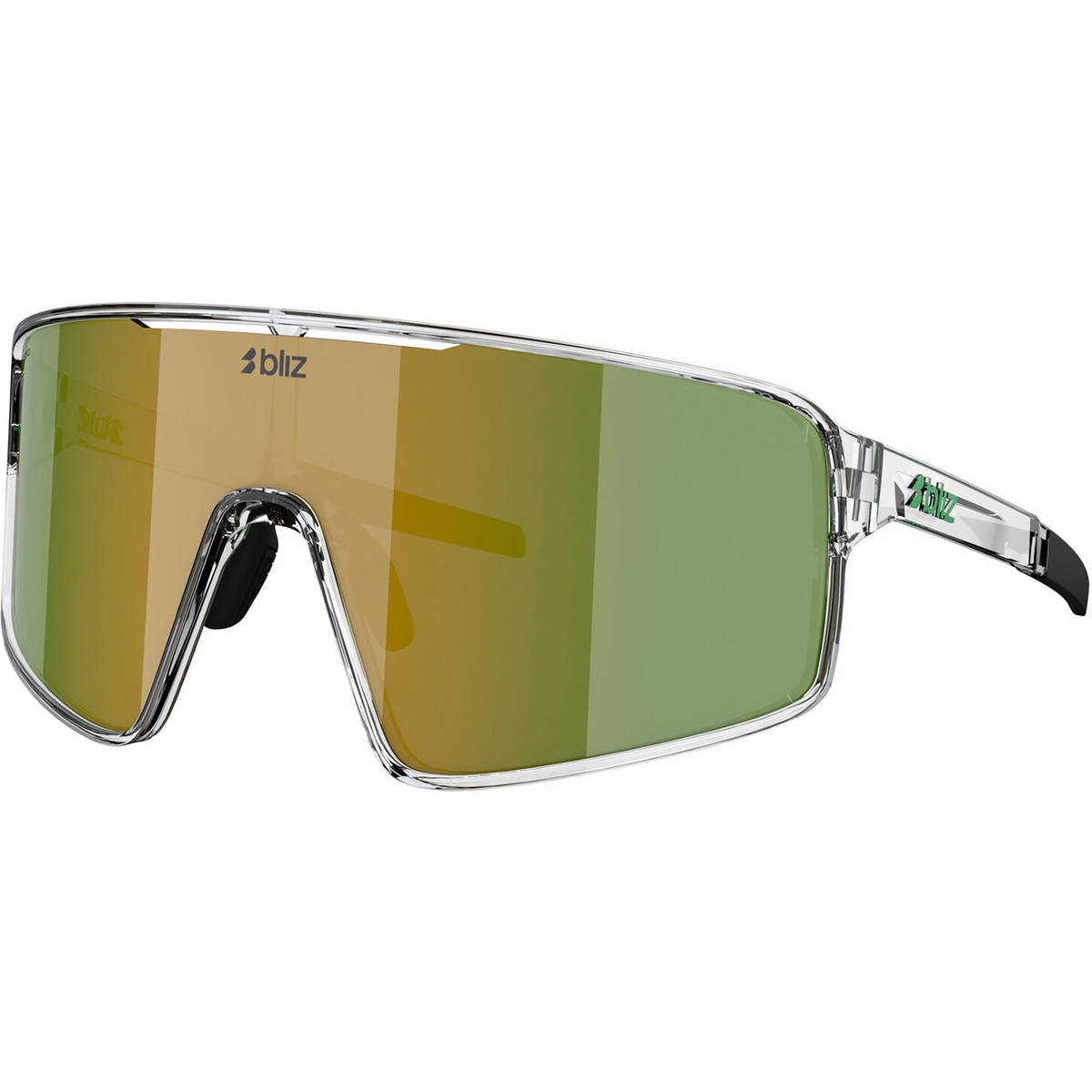 Bliz P001 Sportbrille (Größe S, weiss)