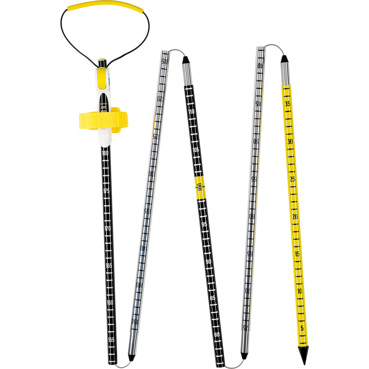 Pieps Aluminium 220 Lawinensonde (Größe ONE SIZE, schwarz)