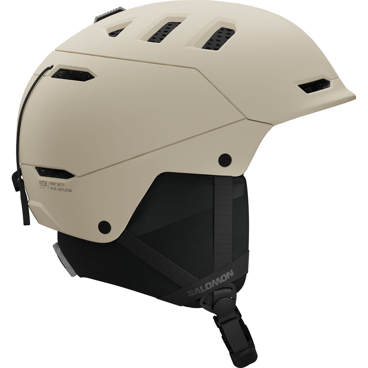 Salomon Donna Casco da sci Husk Pro (Taglia 59-62CM, Beige)