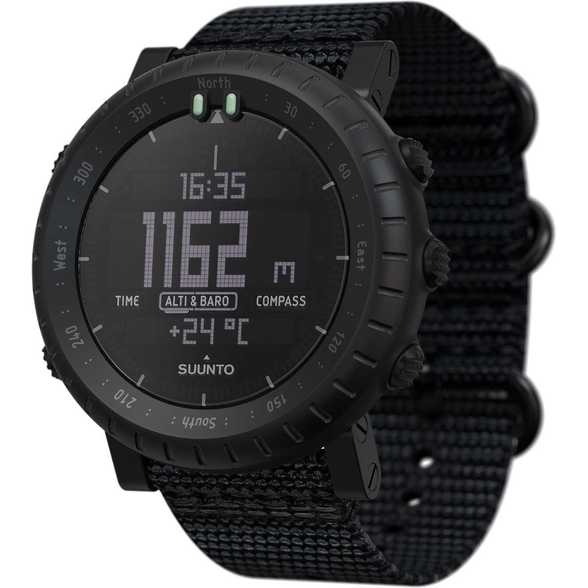 Suunto Core Alpha Multifunktionsuhr (Größe One Size, schwarz)