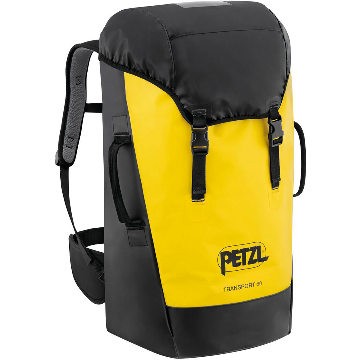 Petzl Zaino Transport 60 (Taglia 60L, Giallo)