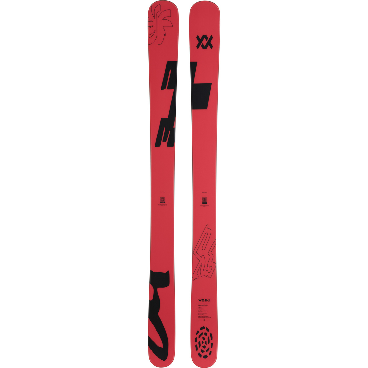 Völkl Kinder Revolt 100 Flat Freerideski 25/26 (Größe 143cm, rot)
