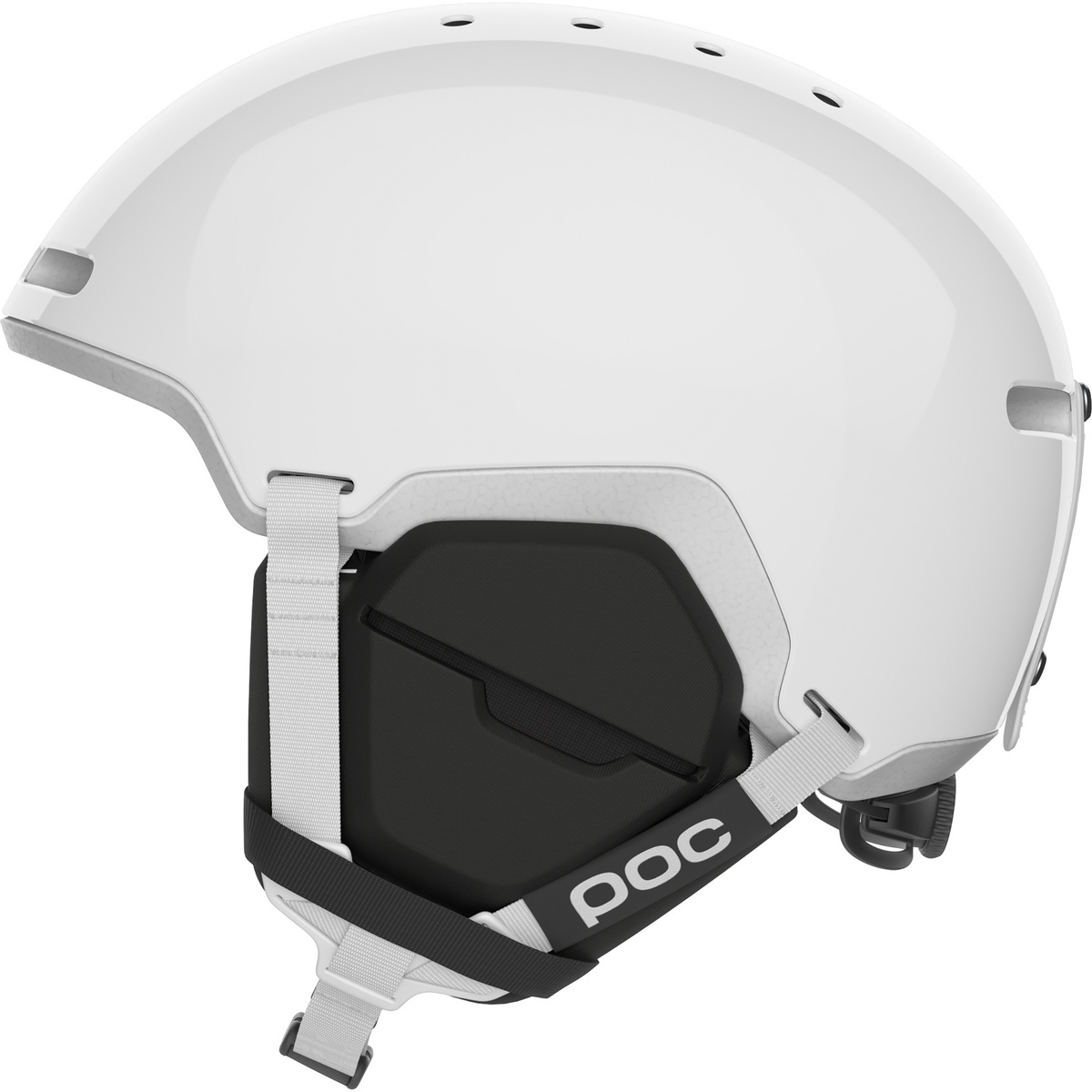 POC Casque de ski Calyx Carbon (taille 51-54CM, Blanc)