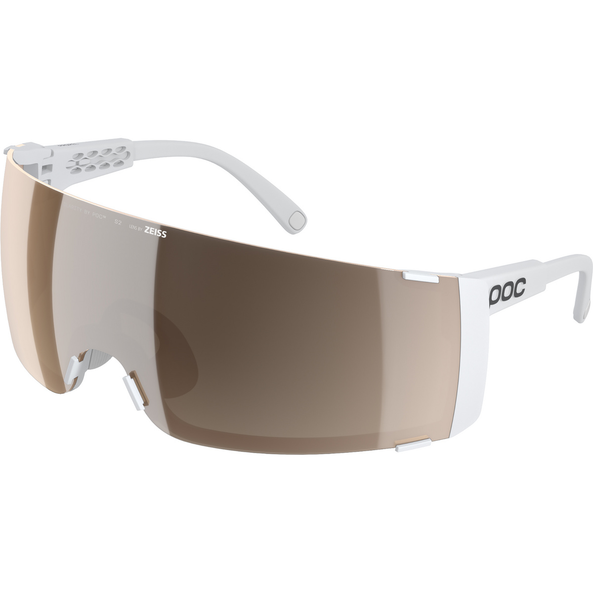 POC Propel Sportbrille (Größe ONE SIZE, weiss)