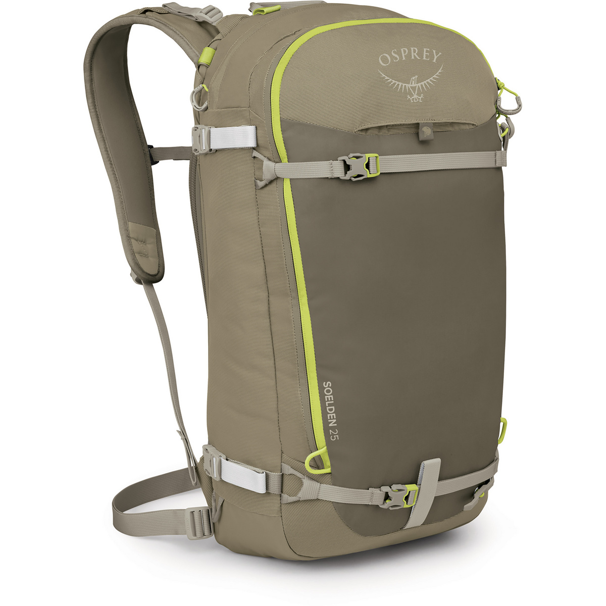 Osprey Zaino Soelden 25 (Taglia 25L, Verde oliva)