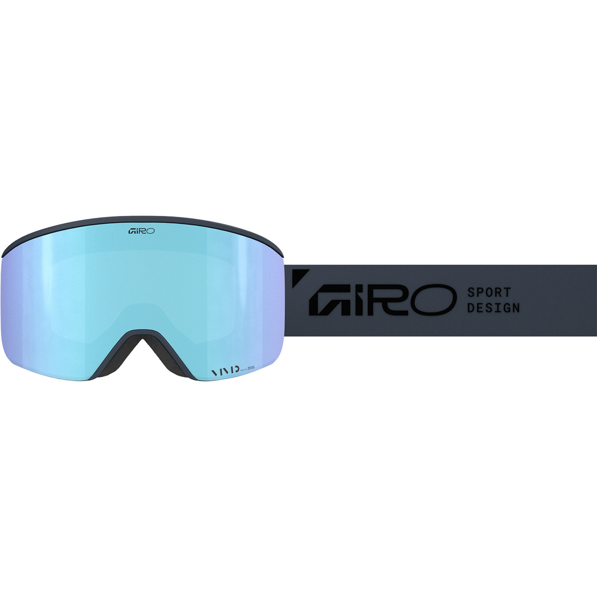 Giro Axis Skibrille (Größe One Size, blau)