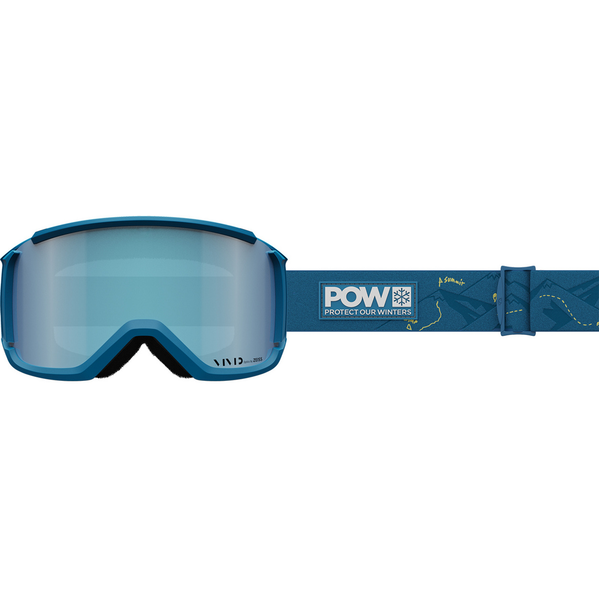 Giro Revolt Skibrille (Größe One Size, blau)