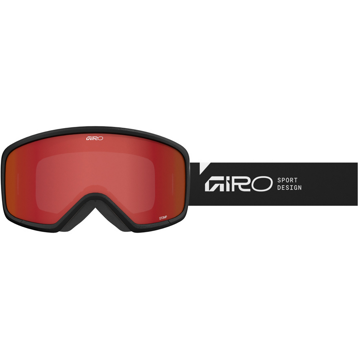 Giro Kinder Stomp Skibrille (Größe One Size, schwarz)