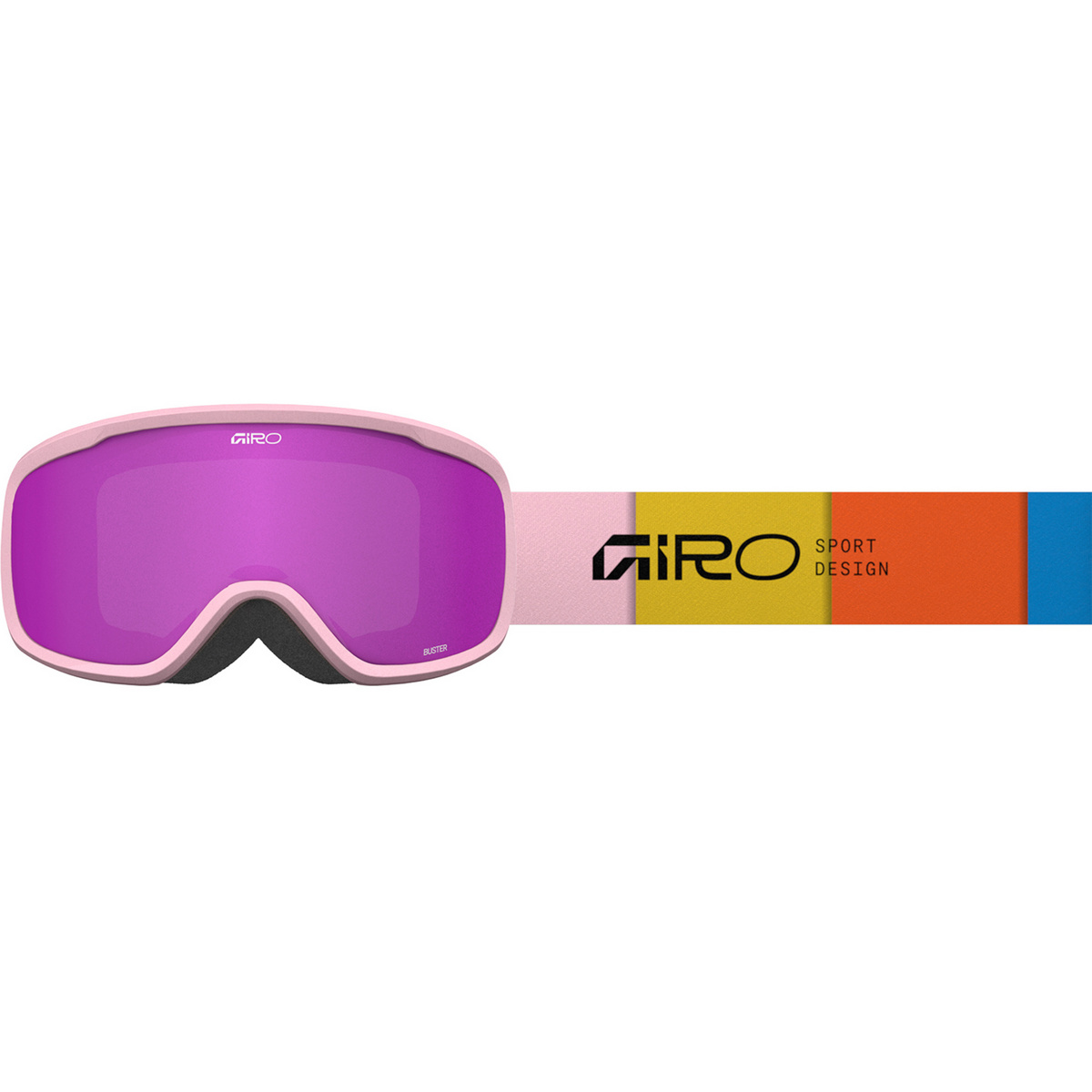 Giro Kinder Buster Skibrille (Größe One Size, pink)