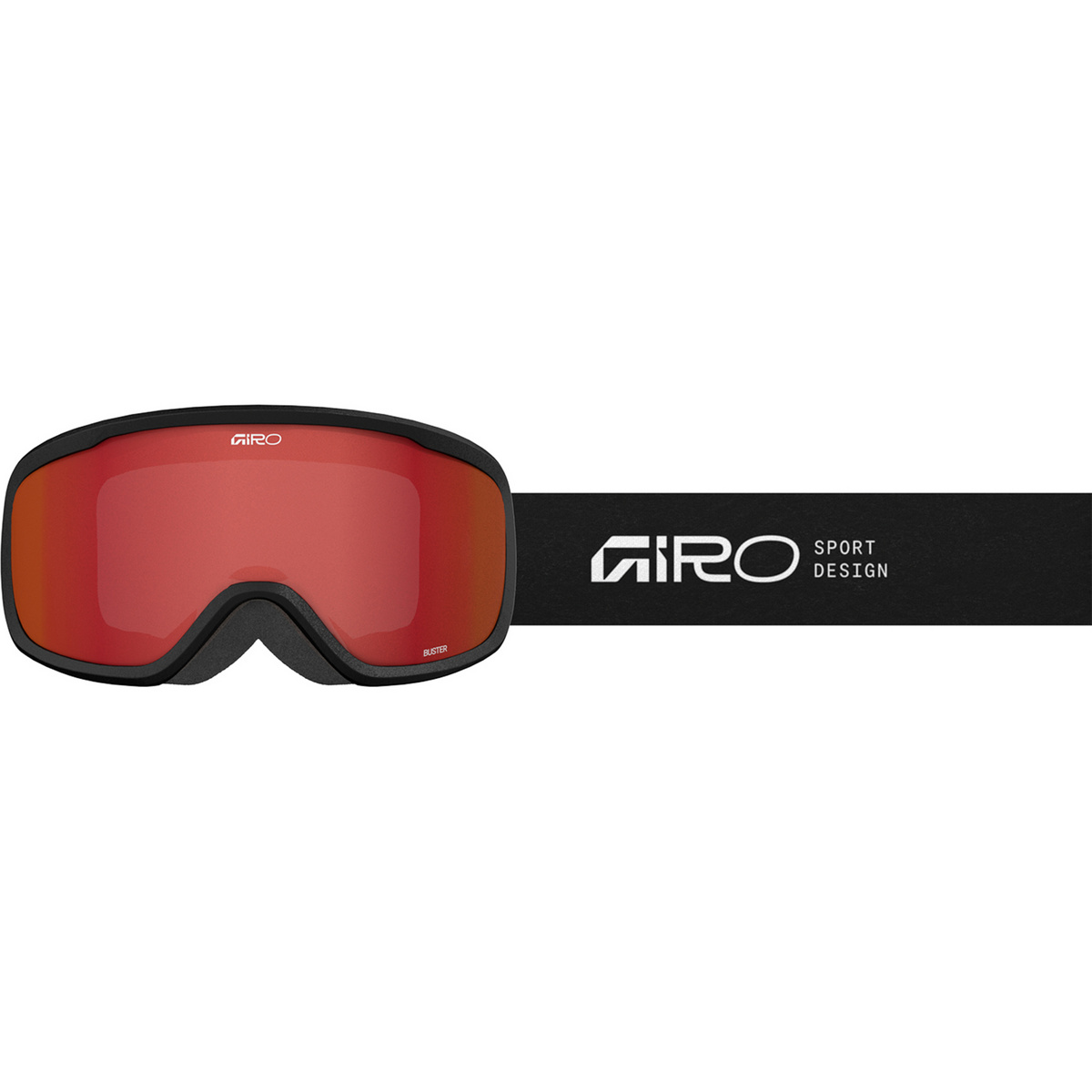 Giro Kinder Buster Skibrille (Größe One Size, schwarz)