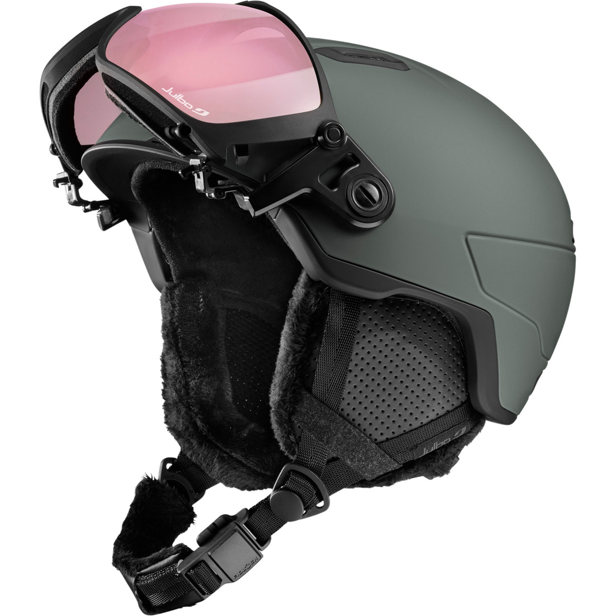 Image of Julbo Casco con visiera Globe Evo Reactiv 1-3 High Contrast