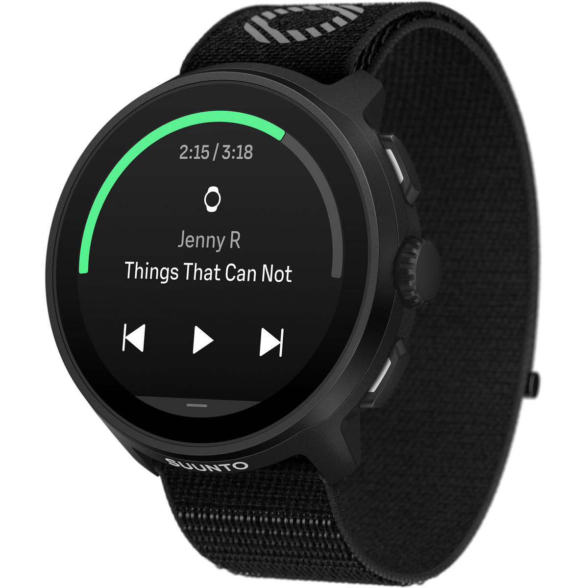 Suunto Suunto Run GPS Uhr (Größe One Size, schwarz)