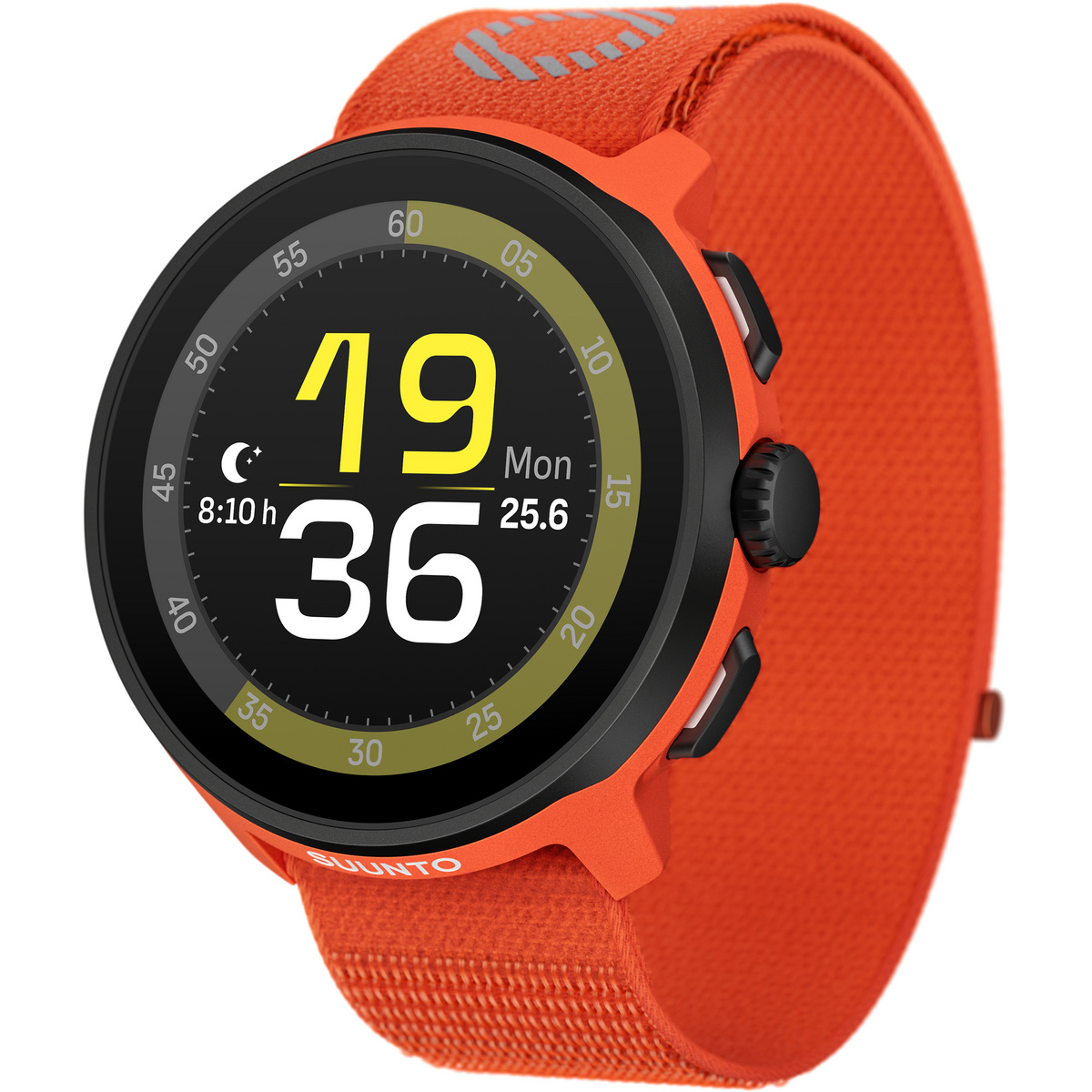 Suunto Suunto Run mit Nylonarmband GPS Uhr (Größe One Size, orange)