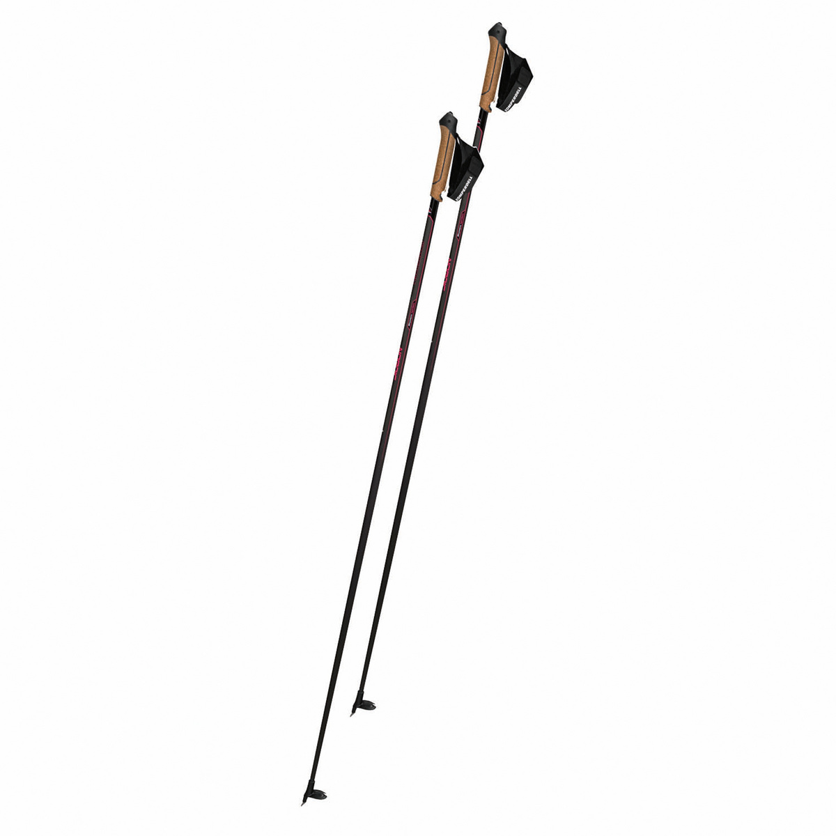 Komperdell Nordic CX-100 Cork Langlaufstöcke (Größe 160CM, pink)