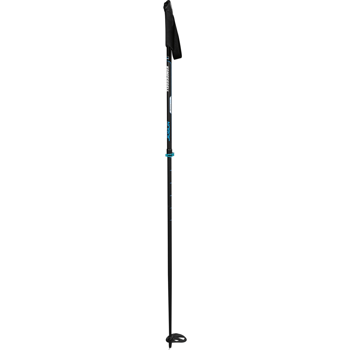 Komperdell Bâtons de ski de fond Nordic Adventure Vario (taille Tele 110-150cm, Noir)