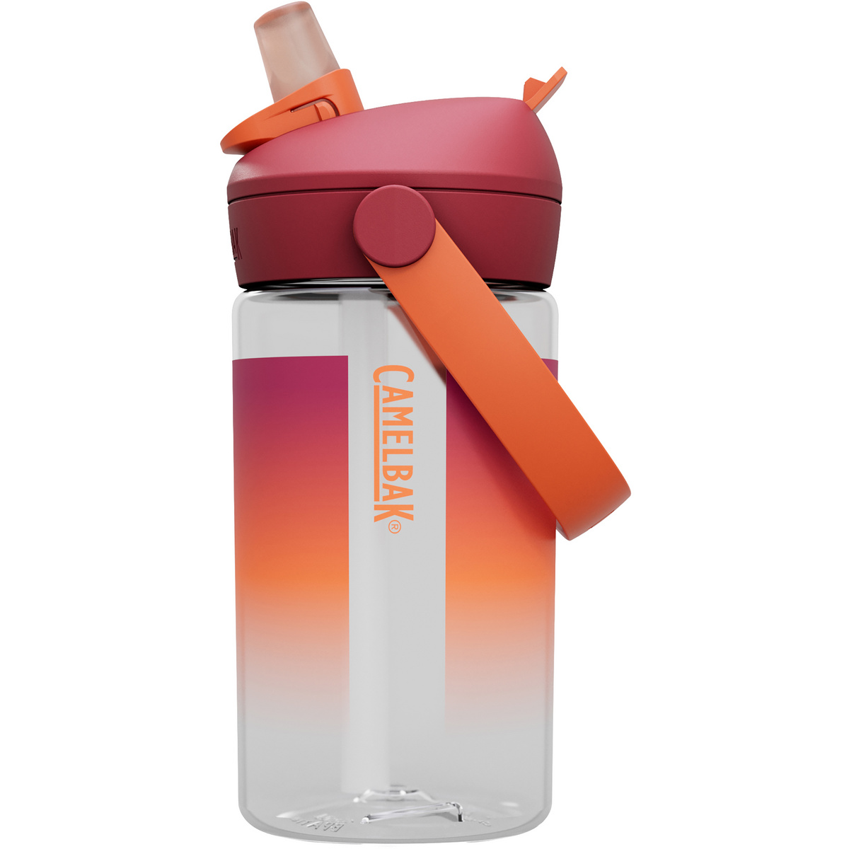 Camelbak Kinder Thrive Flip Straw 0.4L Trinkflasche (Größe 0.4L, rot)