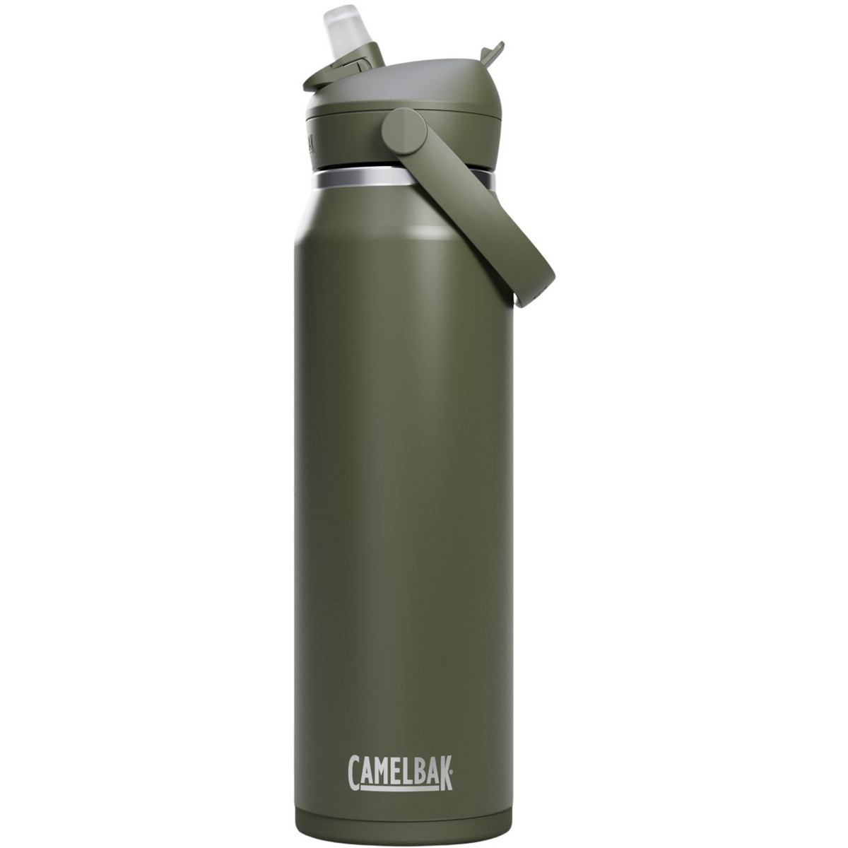 Camelbak Thrive Flip Straw 1L Isolierflasche (Größe 1L, gruen)