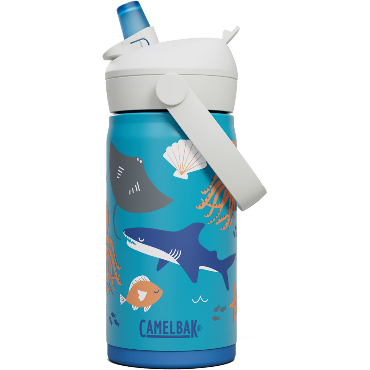 Camelbak Kinder Thrive Flip Straw 0.35L Isolierflasche (Größe 0.35L, blau)