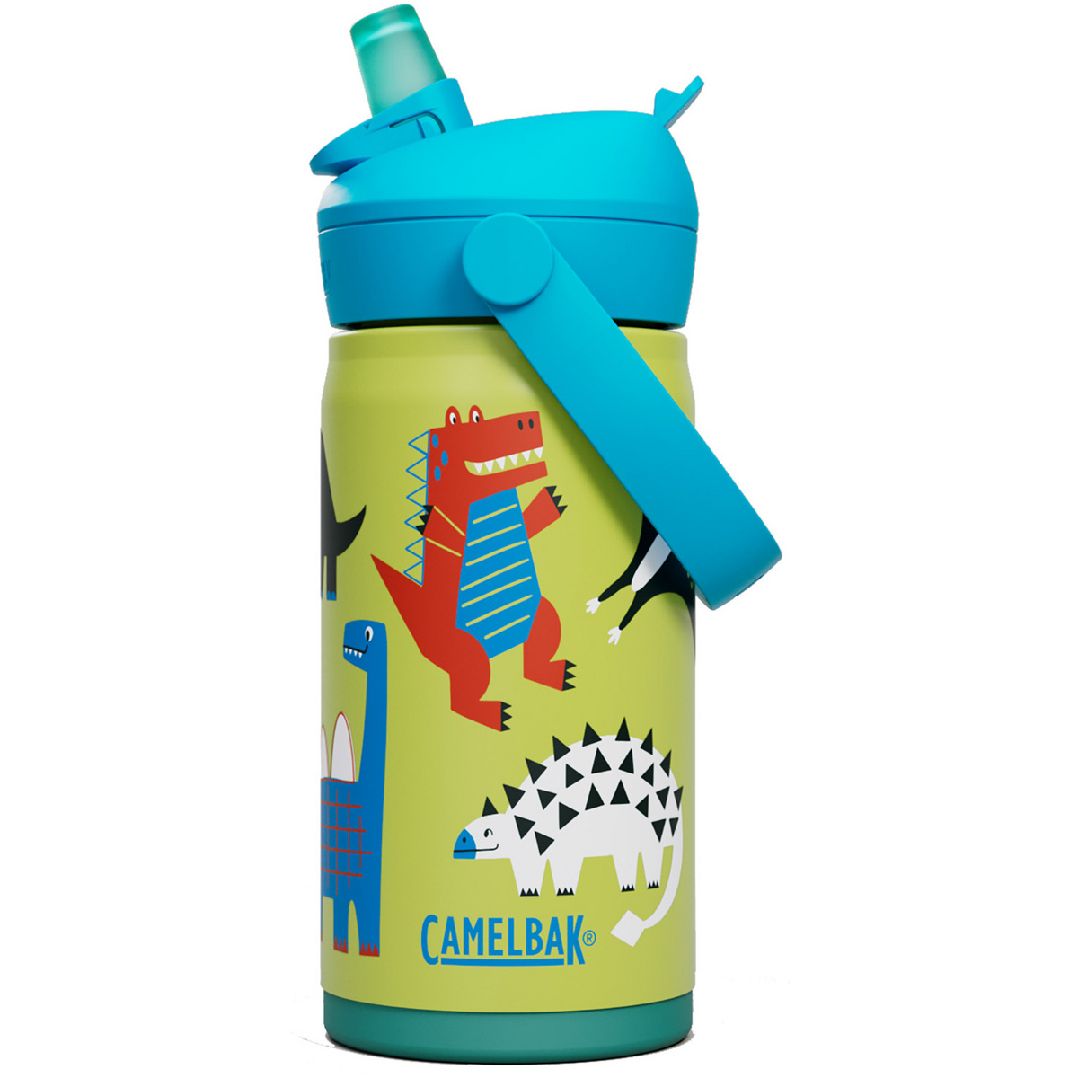 Camelbak Kinder Thrive Flip Straw 0.35L Isolierflasche (Größe 0.35L, gruen)