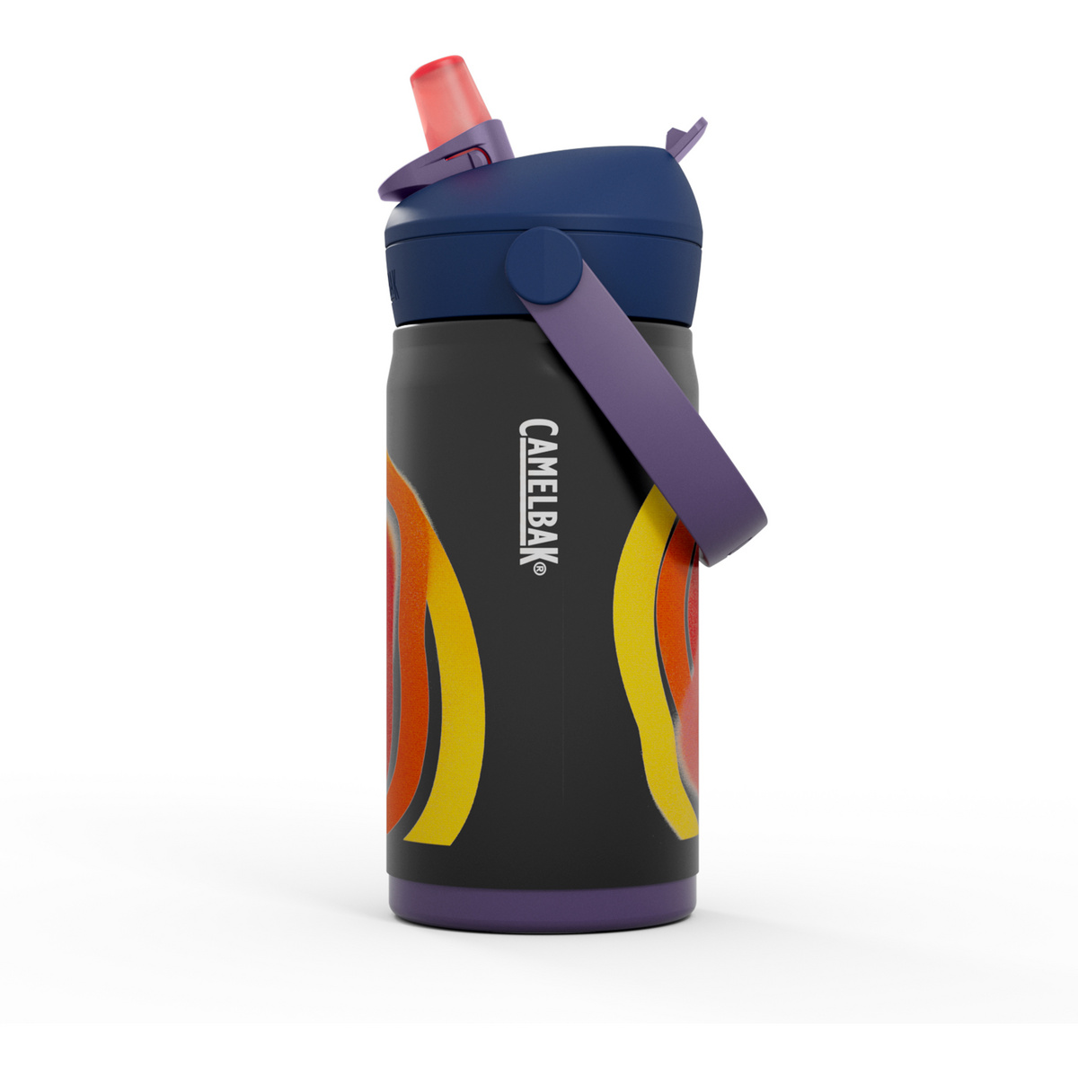Camelbak Kinder Thrive Flip Straw 0.35L Isolierflasche (Größe 0.35L, grau)