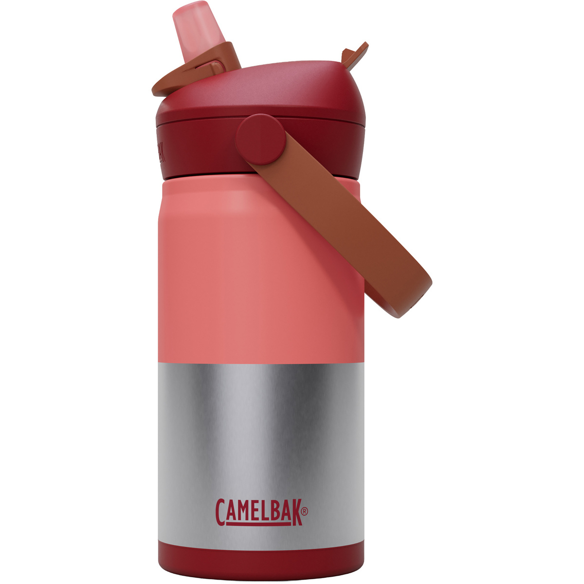 Camelbak Kinder Thrive Flip Straw 0.35L Isolierflasche (Größe 0.35L, weiss)