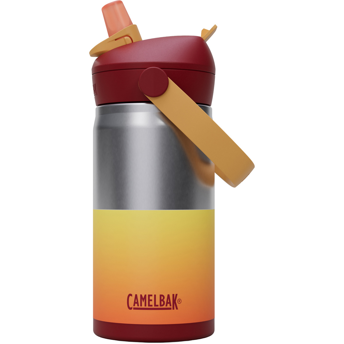 Camelbak Kinder Thrive Flip Straw 0.35L Isolierflasche (Größe 0.35L, weiss)