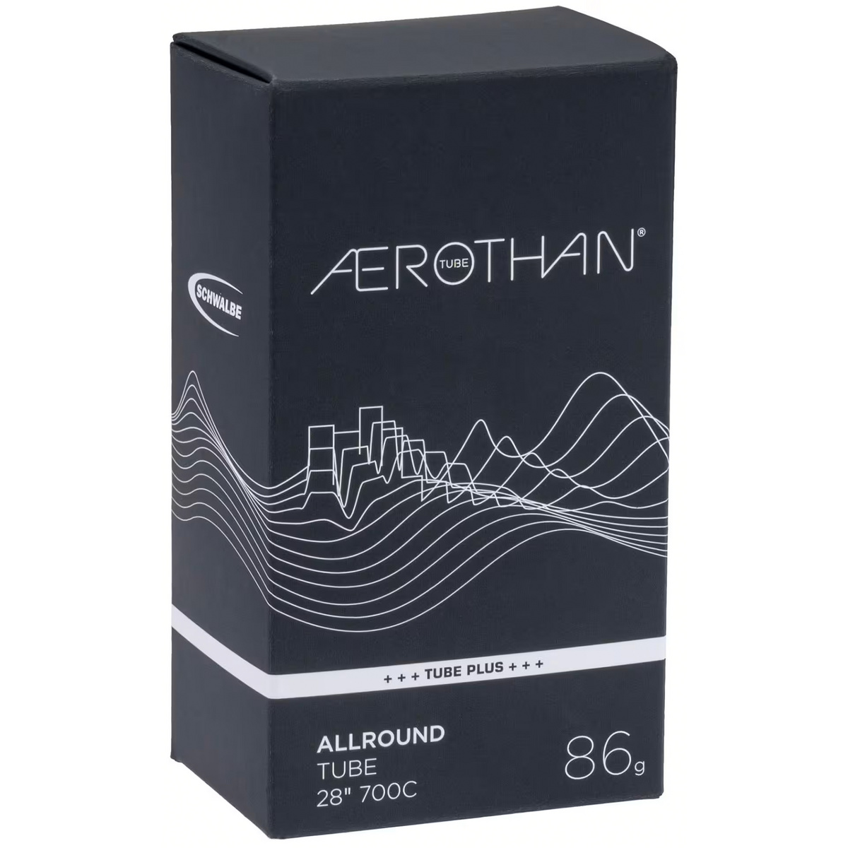 Schwalbe Tubo 17E+ AV40 Aerothan (Taglia 28", Nero)