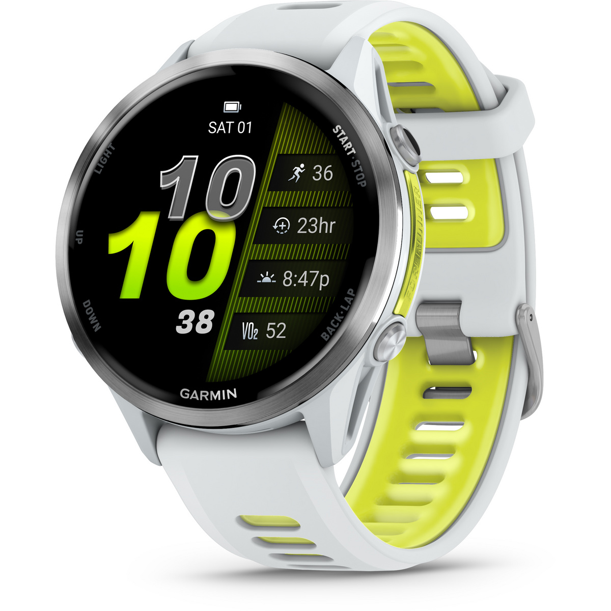 Garmin Forerunner 970 GPS-Uhr (Größe 47mm, weiss)
