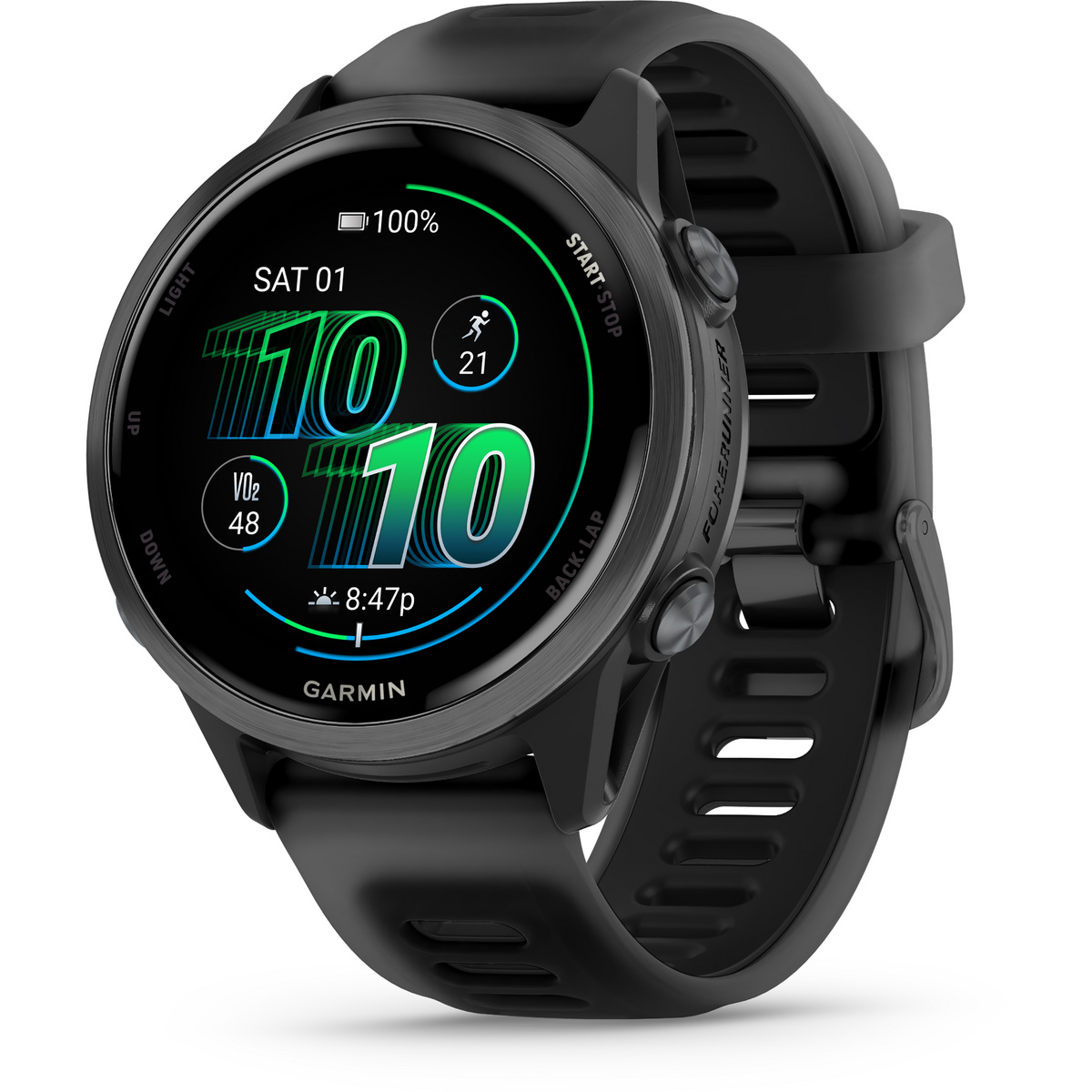 Garmin Forerunner 570 - 42 mm GPS-Uhr (Größe 42mm, schwarz)