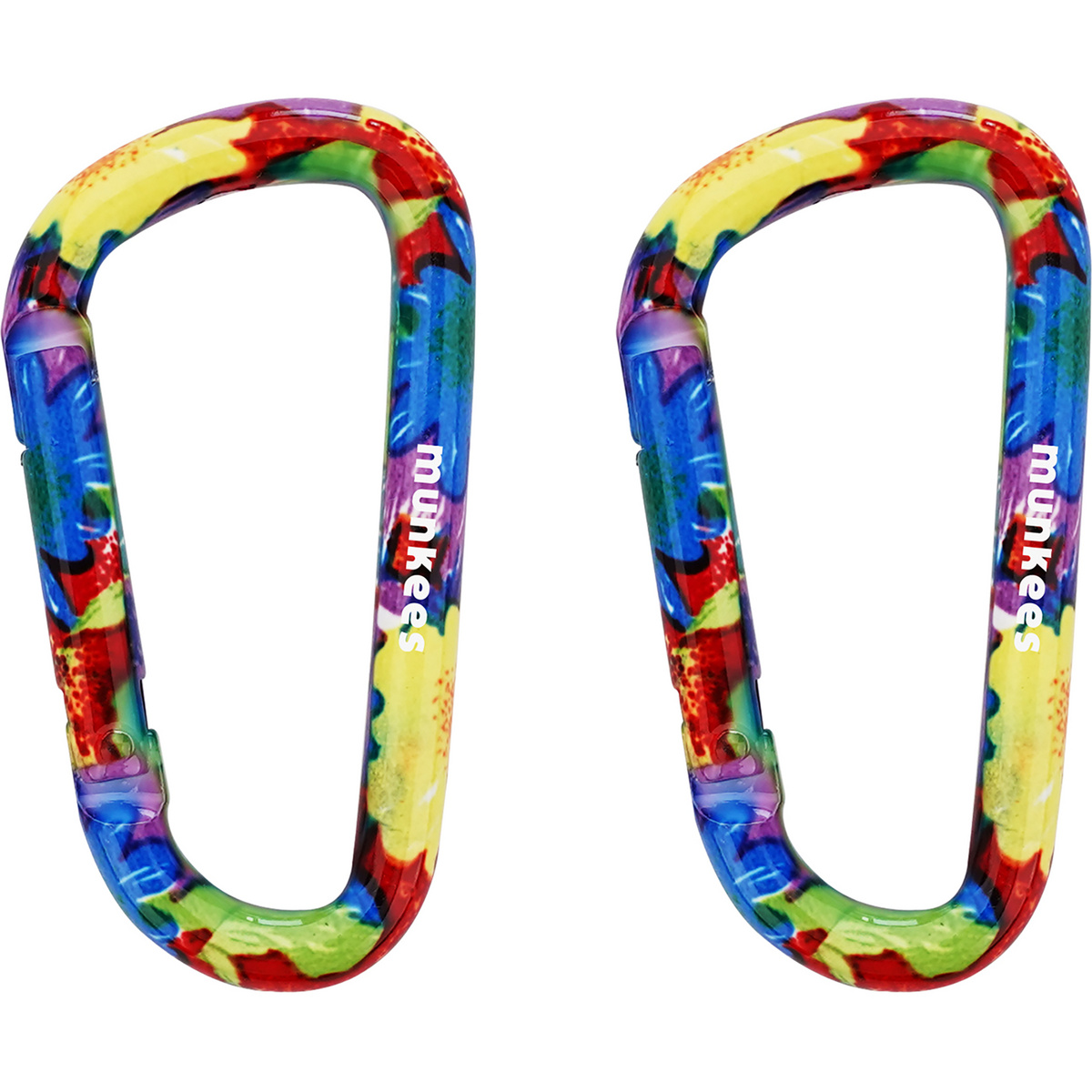 Image of Munkees Confezione 2 moschettoni Blumen