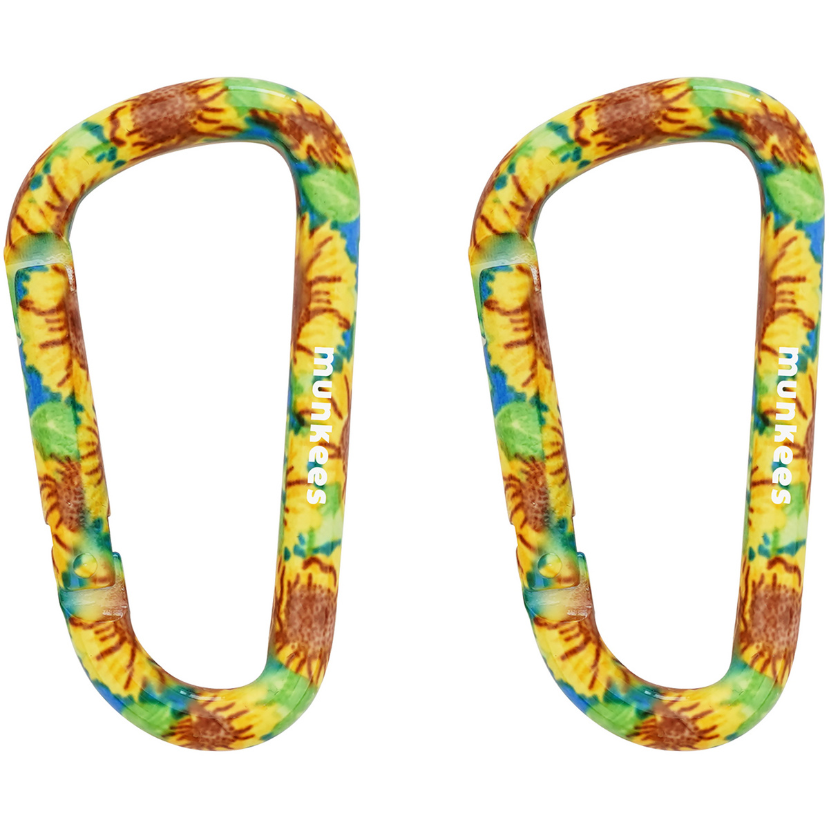 Image of Munkees Confezione 2 moschettoni Sunflower