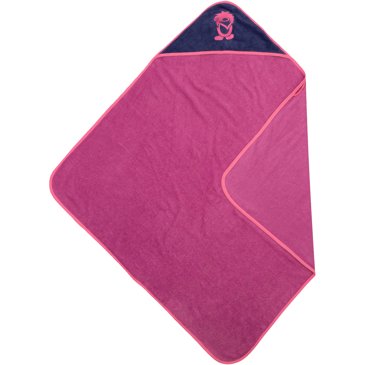 Trollkids Serviette de bain Sandefjord Beach (taille 95x95cm, Rose vif)