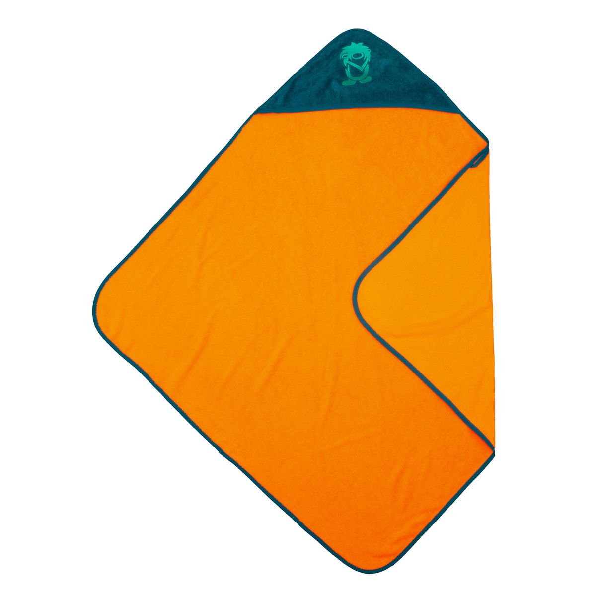 Trollkids Kinder Sandefjord Beach Handtuch (Größe 95x95cm, orange)