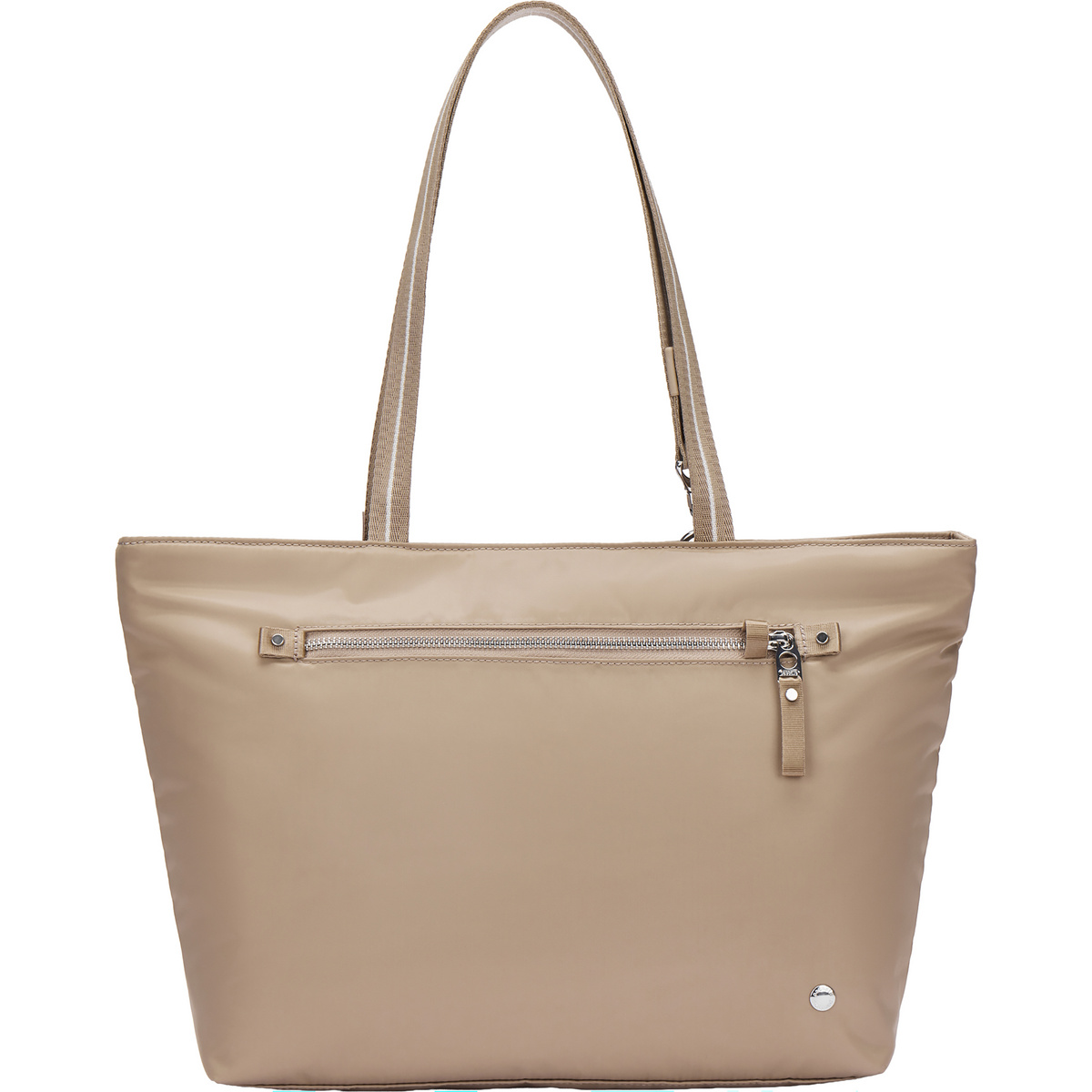 Pacsafe Damen Carryall Tote Tasche (Größe 14L, beige)