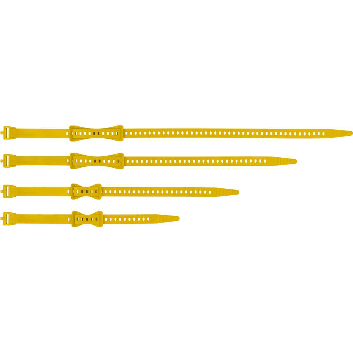 Sea to Summit Stretch-Loc Strap 4er Set (Größe sulphur, weiss)