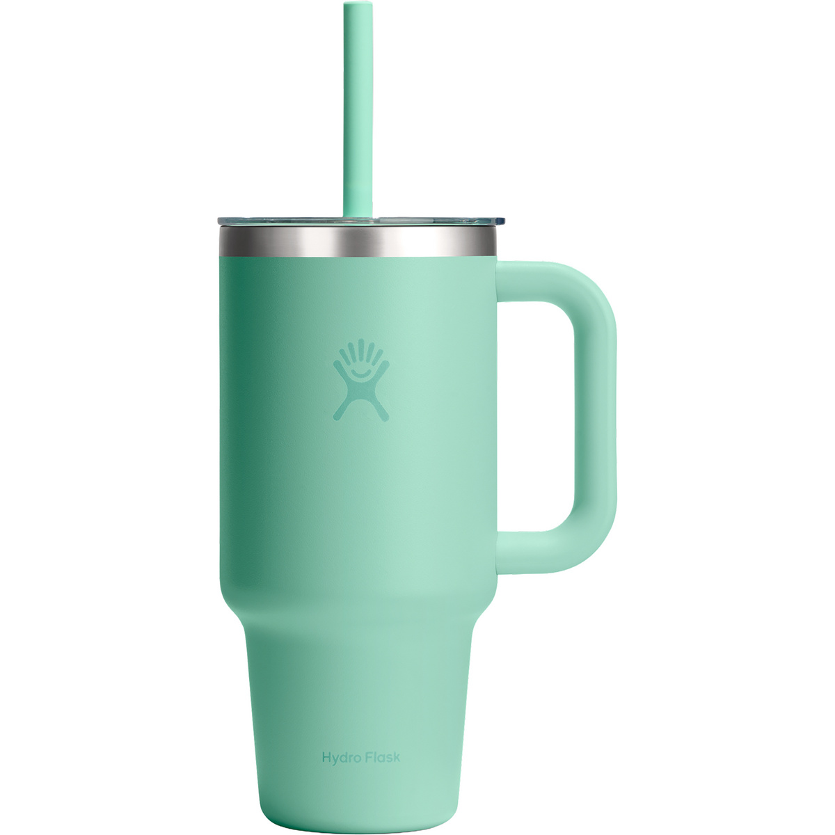 Hydro Flask 32oz Travel Tumbler Clear Lid Isolierbecher (Größe 0.946L, tuerkis