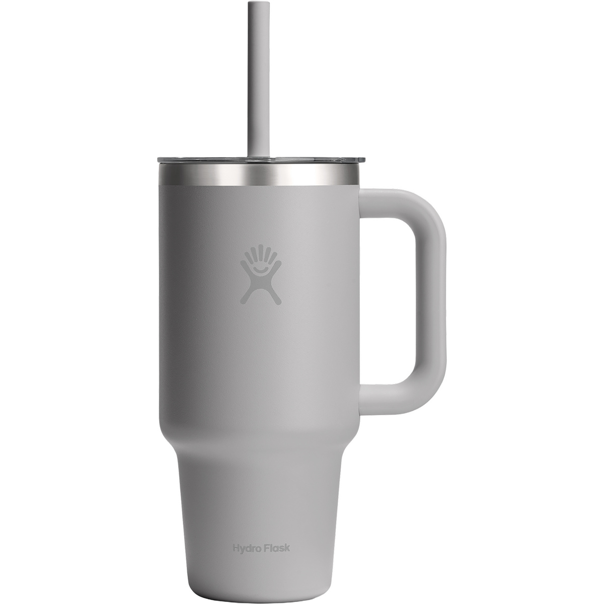 Hydro Flask 32oz Travel Tumbler Clear Lid Isolierbecher (Größe 0.946L, grau)