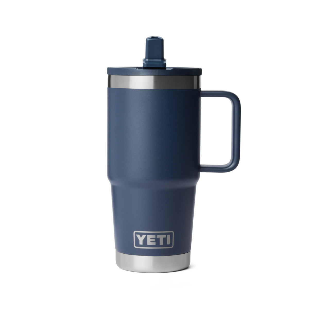 Yeti Coolers Gobelet isolant Rambler 20oz Travel Straw Mug (taille 591ml, Bleu)