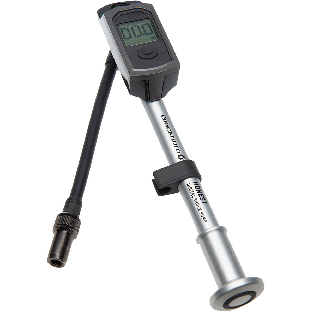 Blackburn Honest Digital Shock Pump Fahrradpumpe (Größe One Size, weiss)