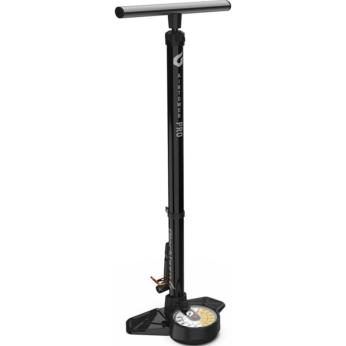 Blackburn Floor Pump Airtower Pro Hp Fahrradpumpe (Größe One Size, weiss)
